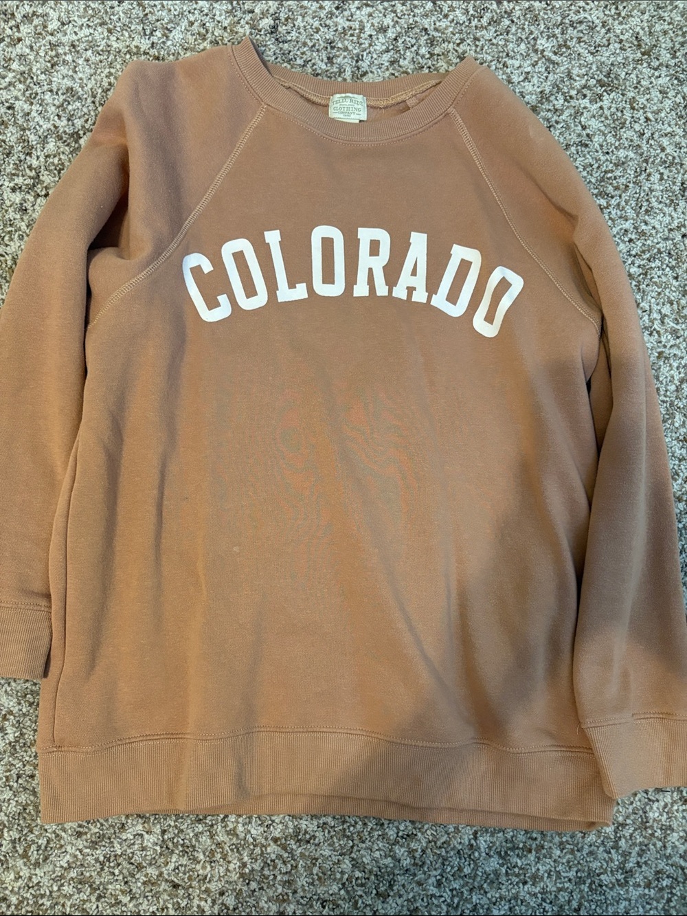 Colorado Graphic Crewneck Sweatshirt - Tan